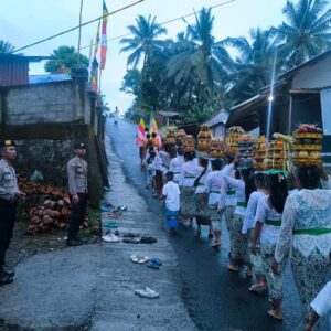 Polres Lombok Utara Kerahkan 105 Personel Amankan Perayaan Waisak di 33 Vihara