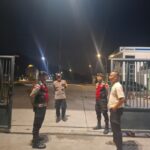 Polisi Rutin Patroli Malam di Depot LPG Sekotong Barat