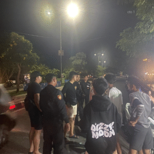 Patroli Sat Samapta Polres Sumbawa Bubarkan Dugaan Aksi Tawuran Remaja di Samota
