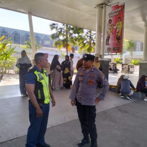 Polres Loteng Perketat Patroli di BandaraBIZAM Selama Operasi Pekat II Rinjani 2025