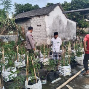 Polres Lombok Tengah Tinjau Pekarangan Bergizi Warga: Inspirasi Dukung Program Asta Cita Presiden