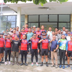 Gowes Kamtibmas Jilid 7”, Polres Lombok Utara Hadirkan Polisi Humanis Lewat Pedal Sepeda
