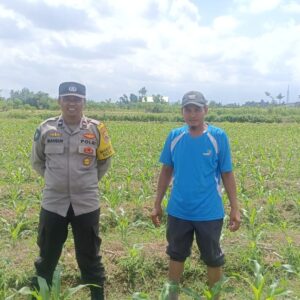 Polsek Gerung Perkuat Harkamtibmas dengan Program Door to Door dan Sosialisasi Ketahanan Pangan