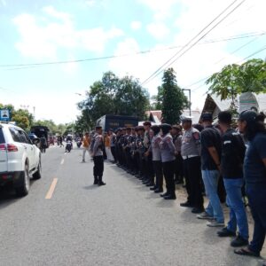 Eksekusi Tanah di Desa Lepadi Dompu Berjalan Kondusif, 68 Personel Diterjunkan