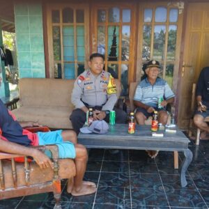 Bhabinkamtibmas Polsek Woha Sambang Kamtibmas Humanis, Tokoh Agama dan Masyarakat: Terimakasih Polis