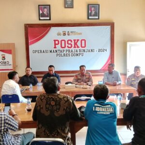 Pererat Sinergi, Kapolres Dompu Gelar Silaturahmi Bersama Insan Pers