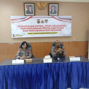 Polres Sumbawa Barat Terima Kunjungan Kerja Biro Rena Polda NTB: Tingkatkan Kualitas Pelayanan Melalui Evaluasi dan Penyusunan SOP