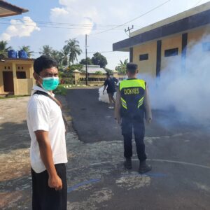 Polres Lombok Utara Lakukan Pogging Antisipasi Penyebaran DBD