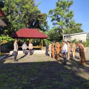 Polsek Gangga Laksanakan Apel Korwil Cara Awasi Wilayah