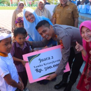 Kapolres Lombok Utara bersama Ketua Bhayangkari Cabang Lombok Utara hadiri Kegiatan Apresiasi Paud