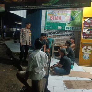 Mencegah Tindakan Kriminal Malam Hari, Polsek Woha Tingkatkan Patroli KRYD