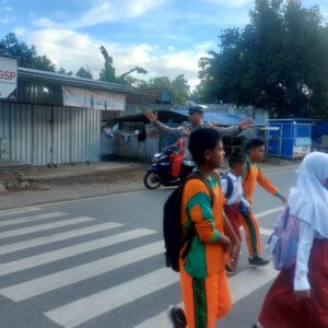 Ciptakan Kamseltipcar Lantas, Sat Lantas Polres Bima Rutin Gelar Kegiatan Rawan Pagi