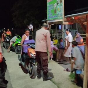 Berikan Rasa aman dan Jamin Kondusifitas Wilayah Polsek Monta Gencarkan Patroli KRYD dan Dialogis Malam Hari