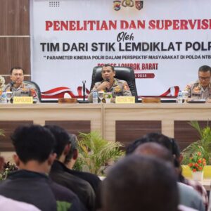 Tingkat Kepuasan Publik Tinggi, Polres Lombok Barat Jadi Lokasi Penelitian STIK Polri