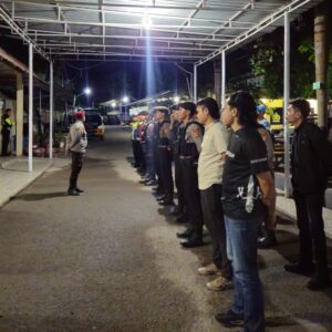 Mencegah Balapan Liar dan Berandal Jalanan Piket Fungsi Polres Bima Gencarkan Patroli KRYD