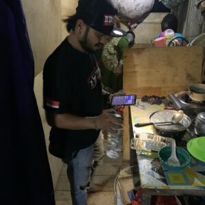 Tim Opsnal Polsek Rasbar Gerebek Warung Penjual Miras di Kawasan Amahami