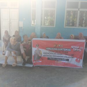 Cegah Human Trafficking, Polsek Bayan Sosialisasikan Mekanisme Persyaratan PMI