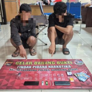 Sekongkol Bisnis Sabu, Dua Pria di Taliwang Ditangkap Polisi