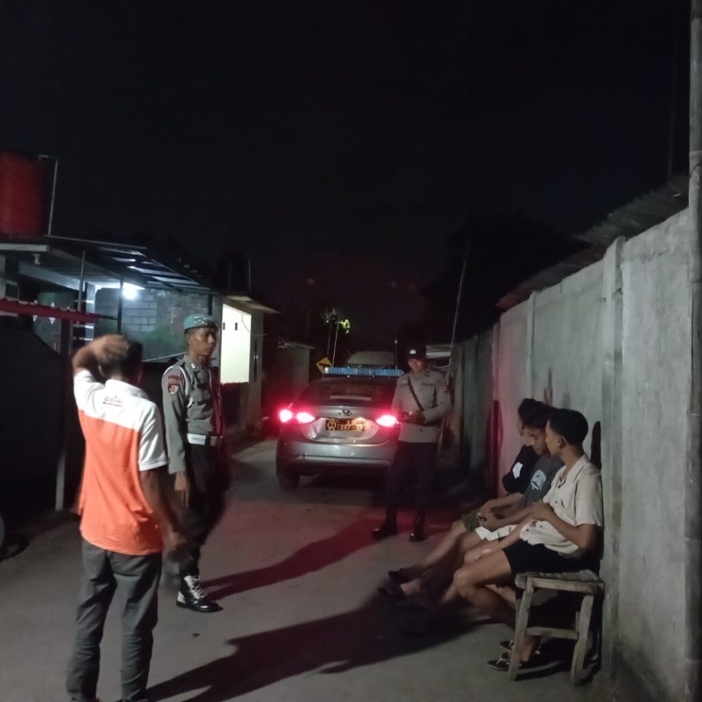 Patroli Rutin Polsek Labuapi, Cegah 3C dan Peredaran Narkoba
