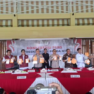 Ditresnarkoba Polda NTB Ungkap 53 Kasus Periode Januari Hingga April 2025, 85 Tersangka Serta 8,6 Kg Sabu Disita