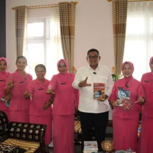 Bhayangkari Lombok Utara Roadshow ke Pemerintah Daerah Untuk Budayakan Litersi