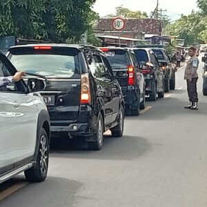 Polsek Pajo Kawal Ketat Pelepasan Jamaah Calon Haji Kecamatan Pajo