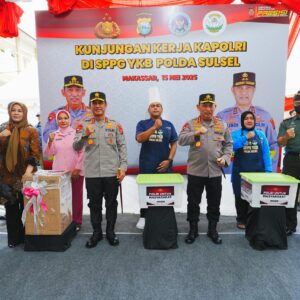 Kapolri Tinjau SPPG Polda Sulsel, Pastikan Kesiapan Dukung Program MBG