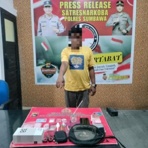 Kerap Edarkan Sabu, Seorang Pria di Plampang Diringkus Pihak Kepolisian