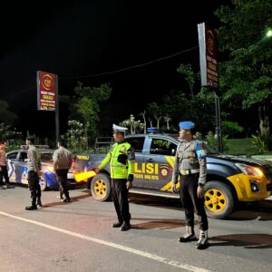 Patroli KRYD di Titik Rawan, Polres Bima Kota Antisipasi Gangguan Kamtibmas