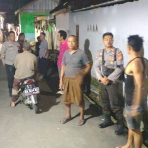 Wujudkan Kamtibmas Kondusif, Anggota Polsek Brang Rea Laksanakan Patroli Dialogis