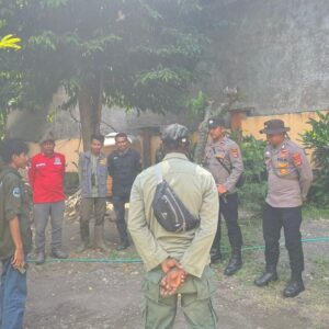 Antisipasi Perburuan dan Pembalakan Liar Polsek Tambora Menggelar Patroli Gabungan