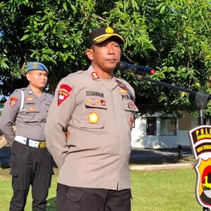 Kapolres Sumbawa Barat Pimpin Apel Pagi, Tekankan Pentingnya Kekompakan, Kedisiplinan, dan Peningkatan Pelayanan kepada Masyarakat