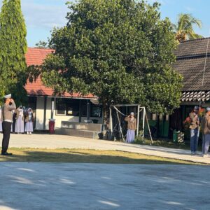 Kasat Lantas Jadi Pembina Upacara di SMAN 1 Tanjung, Tekankan Tertib Berlalu Lintas