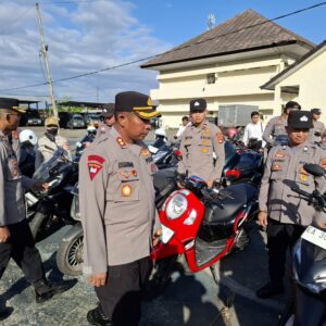 Kapolres Sumbawa Barat Tekankan Anggota Jaga Performance, Kendaraan Pribadi Harus Lengkap