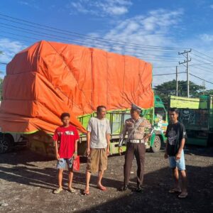 Gencar Melaksanakan sosialisasi Aturan Kelebihan Dimensi dan Muatan,Kasat Lantas Polres Dompu upayakan peningkatan keselamatan Berlalu Lintas