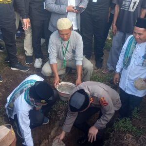 Kapolres Lombok Utara Pimpin Pengaman Tabliqh Akbar UAS Sekaligus Peletakan Batu Pertama Ponpes Al-Azkia