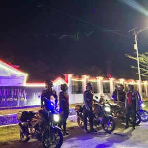 Berantas Aksi Balapan Liar dan Aksi Premanisme Satsamapta Polres Tingkatkan Patroli KRYD Malam Hari