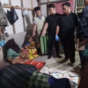 Seorang Pria Paruhbaya ditemukan gantung diri, Polres Lombok Utara laksanakan olah TKP