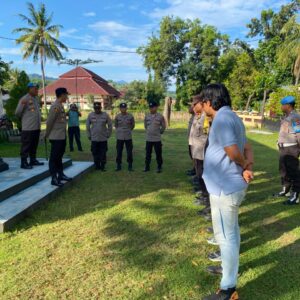 Kapolres Lombok Utara Sidak Polsek Gangga, Tegaskan Disiplin dan Larangan Penyalahgunaan Narkoba Serta Judi Online