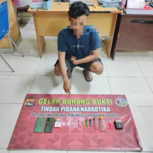 Penggerebekan Narkoba di Seteluk Tengah, Satu Terduga Diamankan Polisi