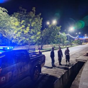 Polsek Rasanae Barat Gelar Patroli Blue Light, Ciptakan Rasa Aman di Malam Hari
