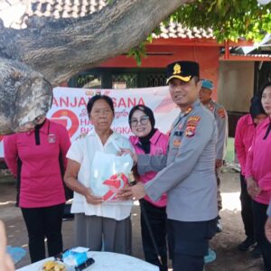 Sambut Hari Bhayangkara ke-79, Kapolres Lombok Utara Anjangsana ke Purnawirawan Polri