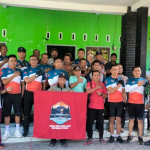 Sambut Hari Bhayangkara ke-79, Lotara Cycling Community Gelar Gowes Kamtibmas ke Desa Anyar