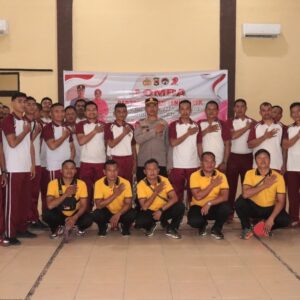 Sambut Hari Bhayangkara ke-79, Polres Lombok Utara Gelar Turnamen Tenis Meja Antar Satuan Fungsi