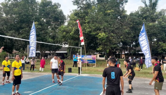 Polsek Gerung Koordinasi Turnamen Voli Bhayangkara di Lombok Barat