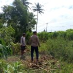 Bhabinkamtibmas Sekotong Barat Dukung Ketahanan Pangan Warga