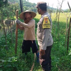 Dusun Bongor Dukung Swasembada Pangan Lewat Sosialisasi Polri