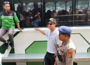 Sinergi Keamanan Laut di Lombok Barat, Fast Ferry Eka Jaya Berangkat Lancar