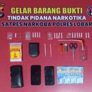 Polres Lombok Barat Bongkar Jaringan Narkoba, Sita Sabu dan Alat Hisap
