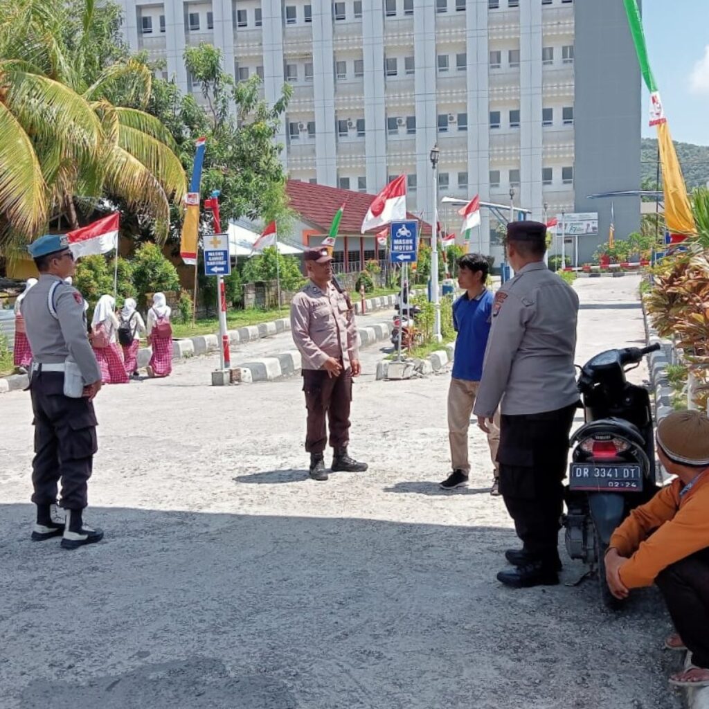 Pengamanan Ketat di Gerung: Polisi Fokus Objek Vital dan Area Publik